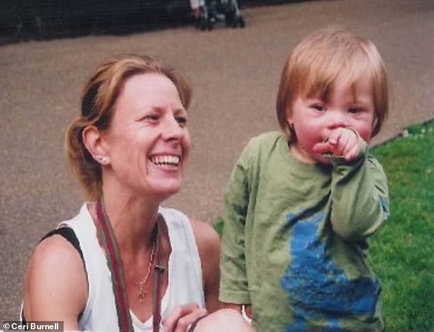 Lloyd's sporting journey hasn't always been easy, with his mother Ceri revealing to MailOnline that he had to fight for years to be accepted into sporting clubs (pictured: Ceri and Lloyd as children).