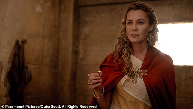 Lucilla played by Wonder Woman star Connie Nielsen.