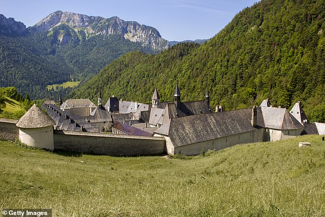 The Grande-Chartreuse Monastery (above) is off-limits to visitors, but they can visit the Grottes de la Chartreuse, a museum and tasting room.