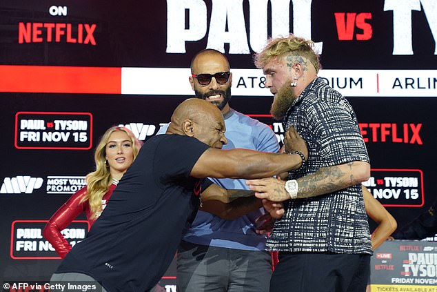 Tyson, 58, will enter the ring with Paul, 31 years his junior, for an officially sanctioned professional fight.