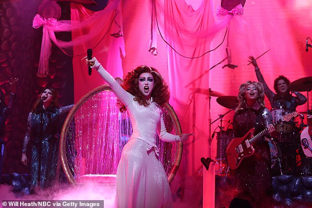 Billboard's original report revealed that the pop megastar had parted ways with her management team of six years, according to Billboard. Seen here on Saturday Night Live on November 2, 2024