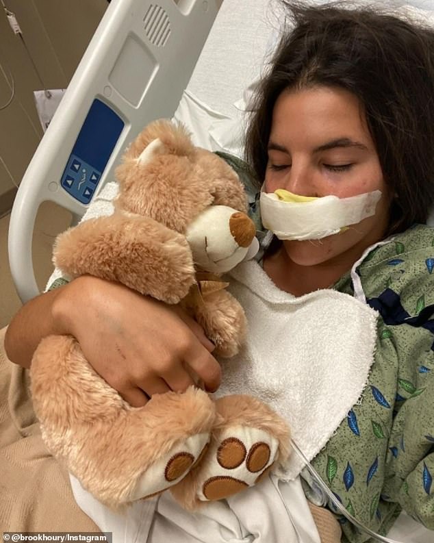 The 25-year-old's life changed dramatically on November 3, 2020, when she was attacked by a relative's dog, who shook her head. 