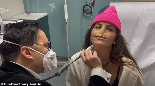 She previously told Buzzfeed that she was not undergoing the surgery to change her appearance, but rather to protect her exposed gums.