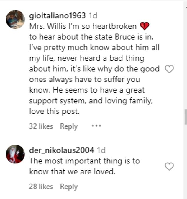 1731354048 576 Fans inundate Bruce Williss wife with messages of support after