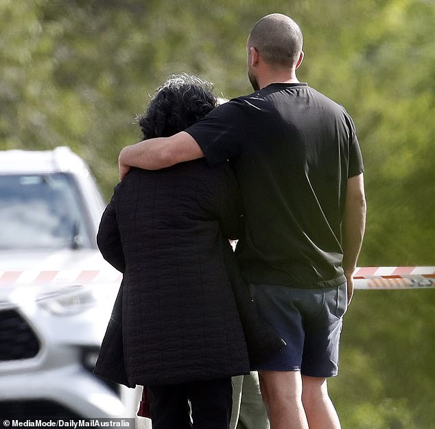 Locals in the close-knit town of Riddells Creek comforted each other after the tragedy.