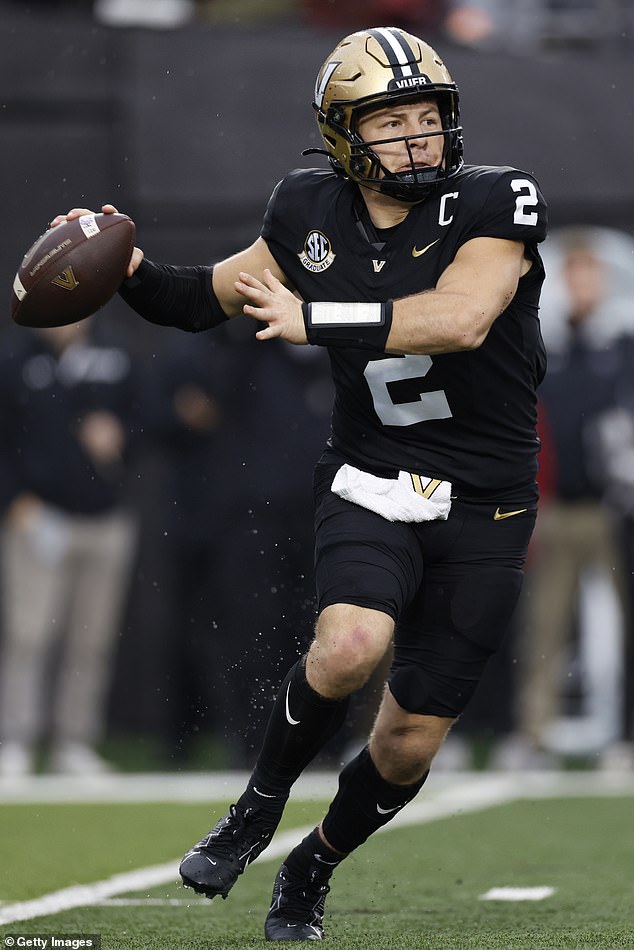 The 23-year-old transferred to Vanderbilt from New Mexico State University last year, and this is his first year playing for the elite school.