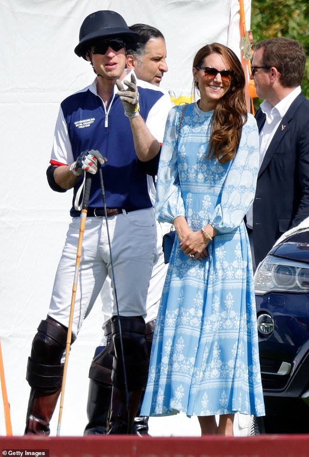 William and Kate joined in the fun at the Royal Charity Polo Cup in Windsor last year.