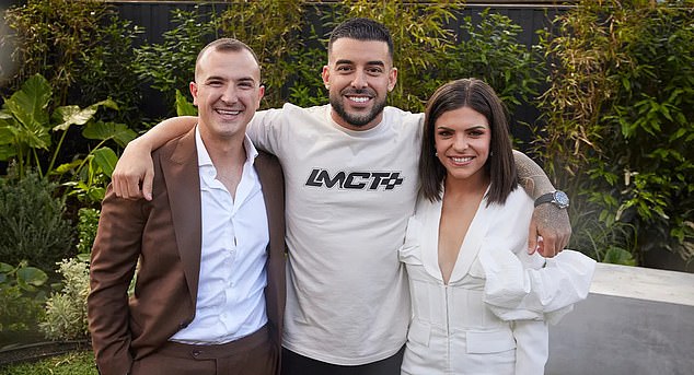 Meanwhile, once Blockheads collect money, they will not have to pay taxes on the prize money according to government regulations. Pictured: Adrian Portelli with last year's winners, Steph and Gian.