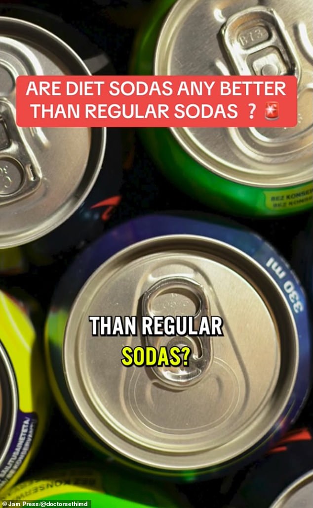 Dr. Sethi also stated that drinking diet soda could also be linked to kidney disease. 