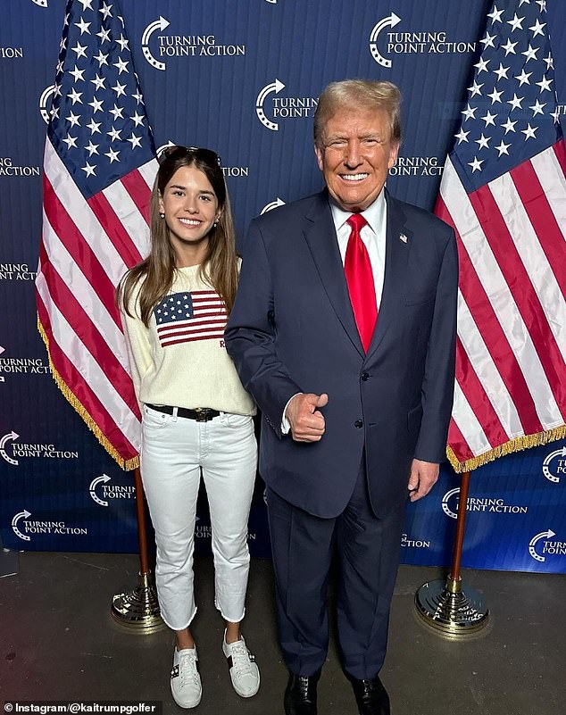 Kai spoke about her grandfather at the Republican National Convention earlier this year