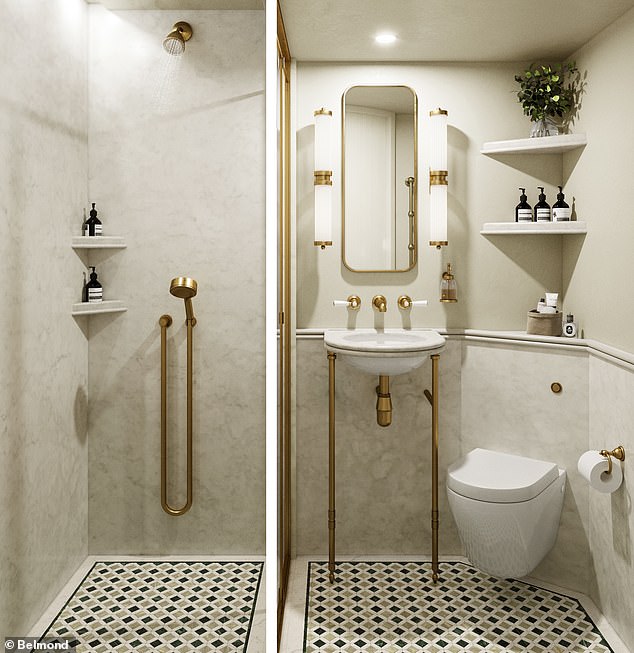 Grand Suites feature personal butler service and marble bathrooms (upstairs)