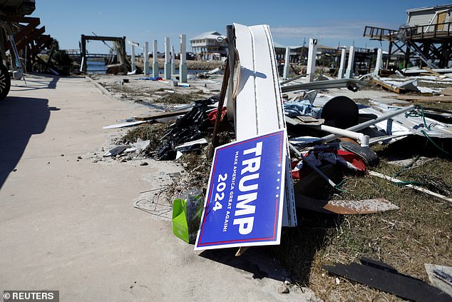 Employees said they ended up skipping at least 20 houses with signs indicating their support for the president-elect.