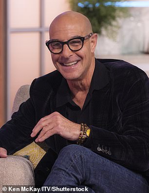 Stanley Tucci ranked ninth in the list of the 10 sexiest bald men in the world