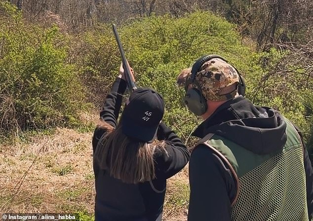 Trump's lawyer Alina Habba, armed with guns, shows off her shooting skills