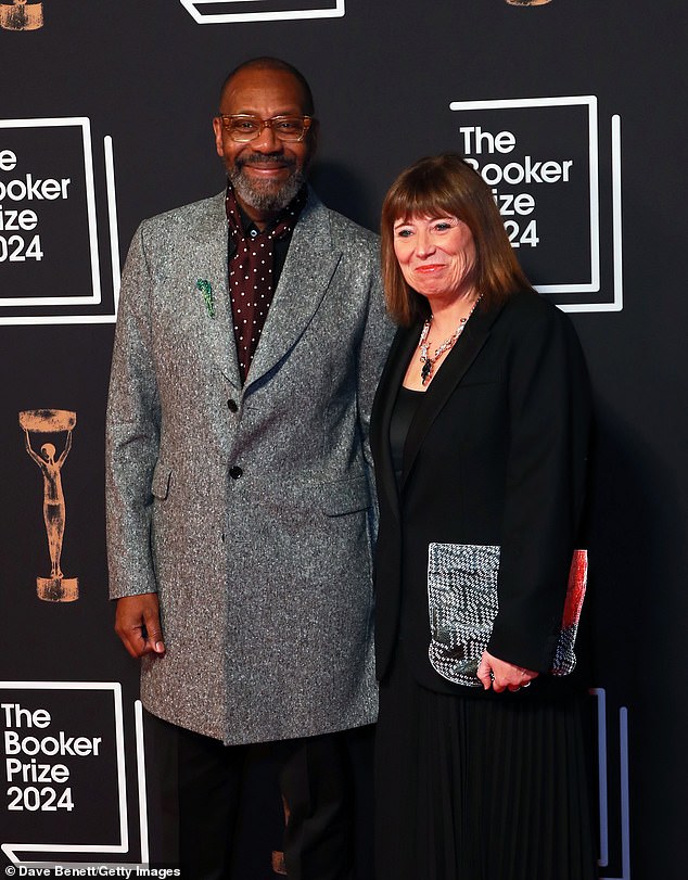 Sir Lenny Henry (left) and Lisa Makin attend the announcement of the 2024 Booker Prize winners