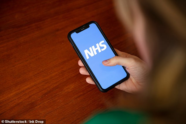 Women using the NHS app on their mobile phone will receive notifications informing them that they are due or overdue for their mammogram (file image)