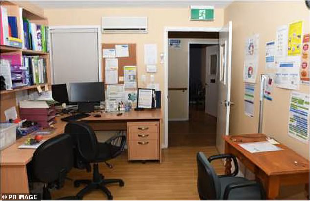 An image of the treatment room in the Yallambee Lodge administration building.