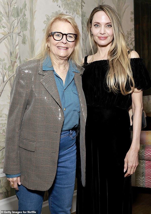 Most recently, he attended a screening of the project at the Crosby Street Hotel in New York on Monday and ran into Candice Bergen (seen above).