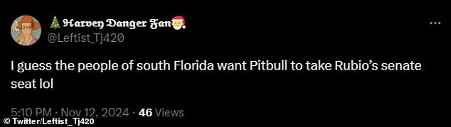 1731470586 205 Fans want Florida Governor Ron DeSantis to appoint rapper Pitbull