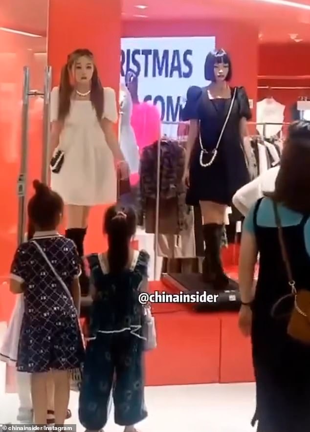 Designer clothing chain ITIB recently became a hot topic of conversation after a clip of women strutting on platforms located outside one of its stores went viral online.