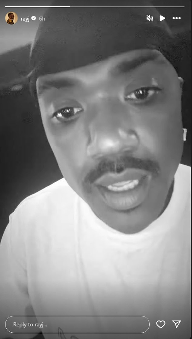 On Tuesday, the 43-year-old R&B singer shared a black-and-white video of himself telling his fans that he was the target of an alleged shooting.