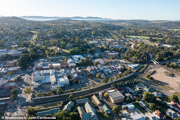 A power station less than 20km from Muswellbrook (pictured) has been proposed as a location for a nuclear power station, despite recent seismic activity.