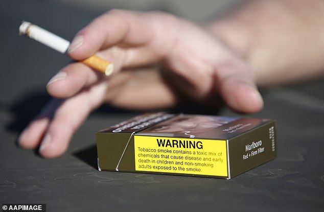 Currently, cigarette packs in Australia must display health warnings on the front, back and side of the pack.