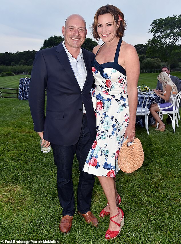 Luann has been married twice. In 2016, the reality star married Tom D'Agostino Jr., losing her courtesy title of 'countess' in the process. They divorced a year later (pictured in 2017)