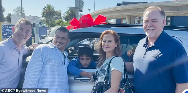 The Morales family is homeless and lives in a van, and a local car dealership surprised them with a new SUV.