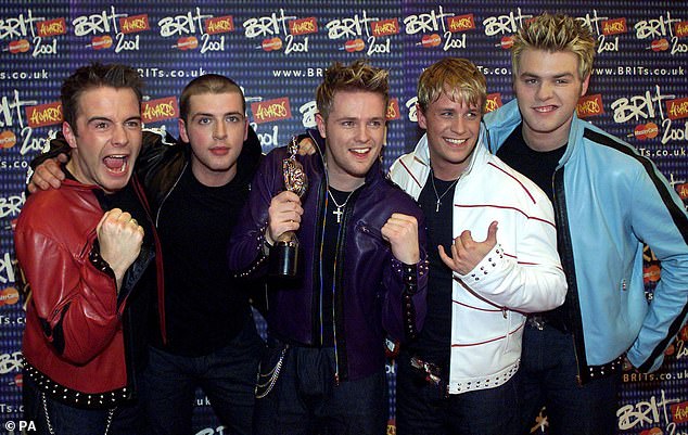 Westlife, also consisting of LR Shane Filan, Mark Feehily, Nicky Byrne and Kian Egan, became one of Ireland's most successful boy bands, selling more than 55 million records.