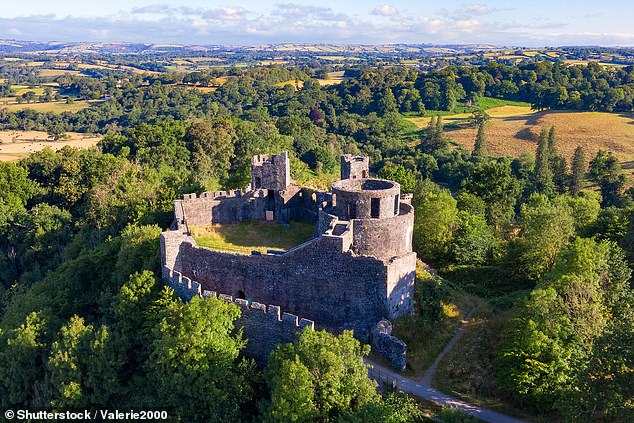 Laura visits Castell Dinefwr (above), which was built in the 9th century