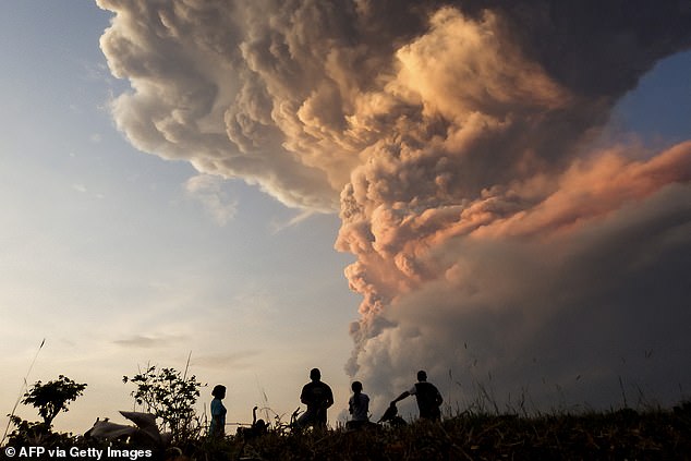 Mount Lewotobi Laki-laki on the remote island of Flores, 1000 km east of Bali. It exploded on Sunday, killing nine people and sending ash 9 kilometers into the air.