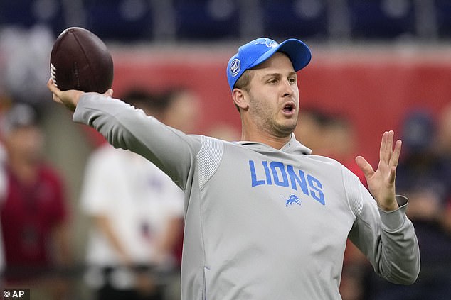 Lions QB Jared Goff threw five interceptions in Sunday's win over the Houston Texans.