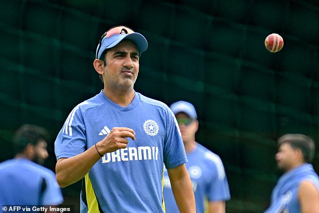 Gautam Gambhir (pictured) lashed out at Ricky Ponting for his analysis of Rohit Sharma and Rohit Sharma.