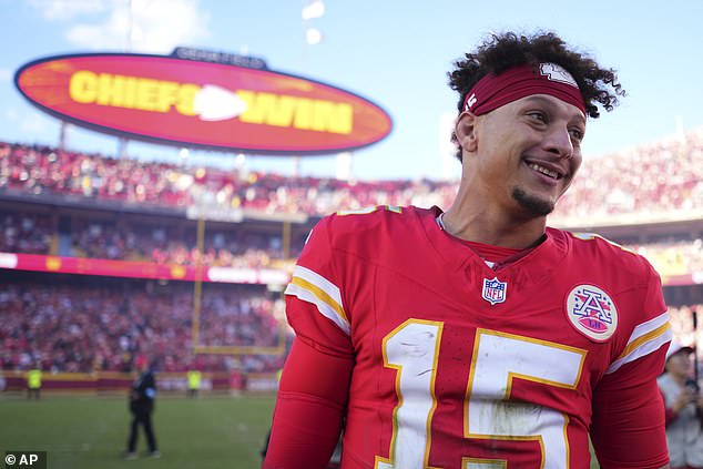 Patrick Mahomes and the Chiefs are 9-0 after a close victory over the Broncos last weekend.