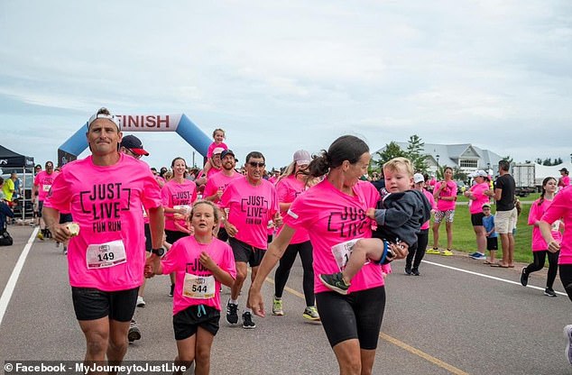 The Hugheses are now based in Prince Edward Island, where they help organize regular events to raise cancer awareness.