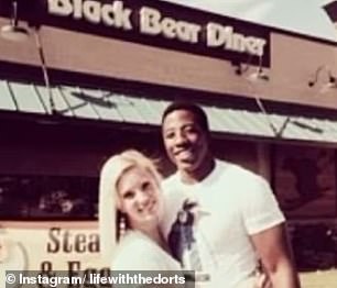 But Bedford did not let himself be put off and they have been happily married for more than a decade. They are seen at the restaurant where they had their first date.