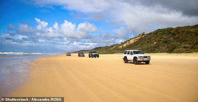 The island is popular with 4x4 vehicle enthusiasts and authorities have reminded tourists that there are 