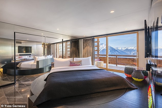 A suite at W Verbier, capturing the 'World's Best Ski Hotel' gong