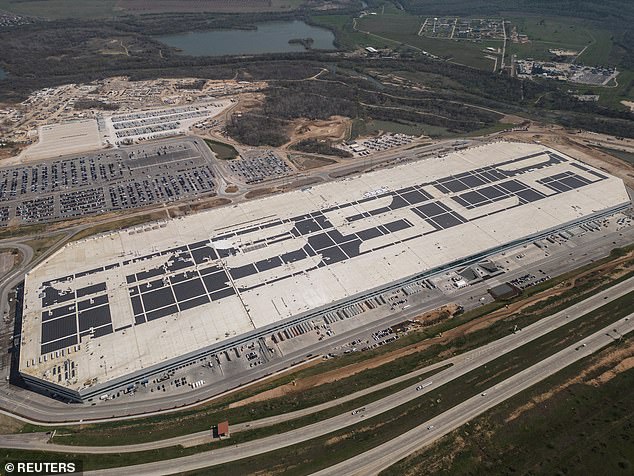 A Tesla factory has been evacuated in Austin, Texas, amid concerns about a possible gas leak.