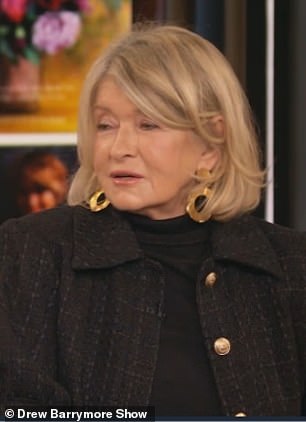 Martha Stewart was forced to pull Drew Barrymore away mid-interview