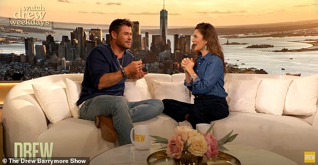 The Australian actor appeared this week on Drew Barrymore's show for the first time and the American actress was quick to remember that they had almost met before.