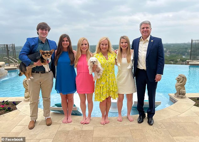 McCaul posted a photo with his family on Easter