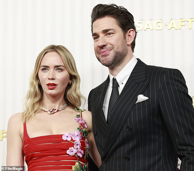 The magazine's final choice for the coveted title left many people divided. John is pictured with his wife, Emily Blunt.