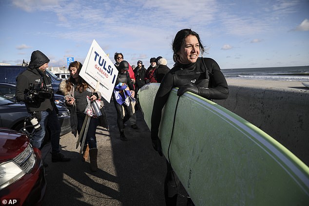 Born in American Samoa and raised in Hawaii, Gabbard is an avid surfer.