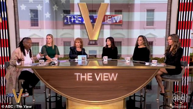 The View has been on the air since 1997. The current hosts are Goldberg, Haines, Joy Behar, Sunny Hostin, Alyssa Farah Griffin and Ana Navarro.