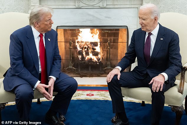 Trump announced the move after meeting with President Joe Biden at the White House and thanking him for the orderly transition.