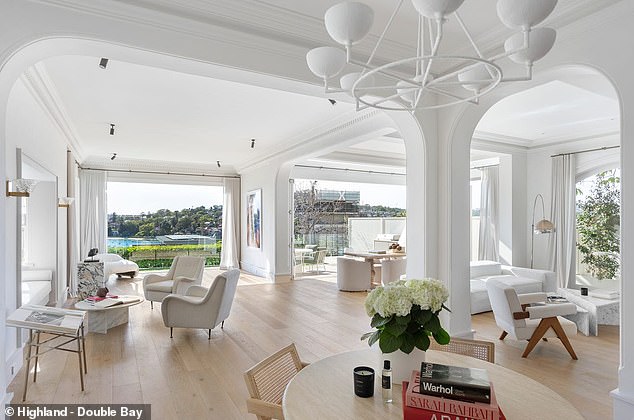 He later renovated the harborside property into a luxury studio home.