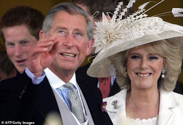 There was happiness for Prince Charles after marrying Camilla Parker Bowles in a Civil Ceremony at the Guildhall in Windsor