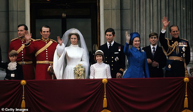 The Royal Family appeared on the balcony before a crowd of supporters who were able to be there because the day was declared a national holiday.